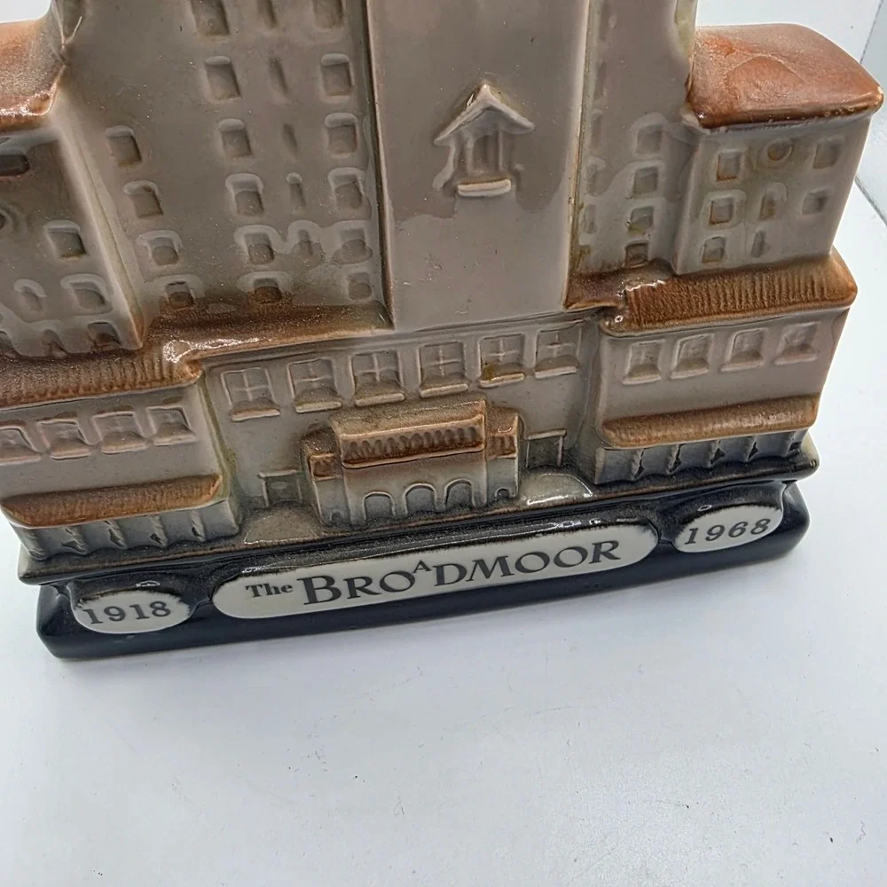 1968 Jim Beam Broadmoor Hotel Regal China Decanter 1918-1968 Anniversary